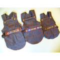 DOG / CAT JEAN OVERALLS with LIGHTED BELT: Cats Pet Apparel Jeans 