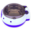 AutoPetBowl (Combo White and Violet): Cats Bowls and Feeding Supplies 