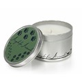 6oz Soy Blend Tin Candle - Sage & Sandalwood<br>Item number: AFA-06SSW-00238-T: Cats For the Home Candles 