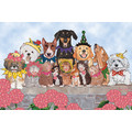 Dog and Cat -Fiestatime<br>Item number: N514B: Cats Gift Products Greeting Cards 