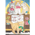 Cats-Piano Kitties<br>Item number: B469: Cats Gift Products Greeting Cards 