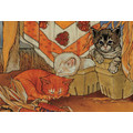 Cats-Autumn Kitties<br>Item number: B916: Cats Gift Products Greeting Cards 