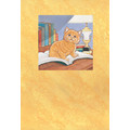 Cats-Bookworm<br>Item number: B942: Cats Gift Products Greeting Cards 