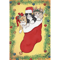 Cat Stocking Stuffers<br>Item number: C414: Cats Holiday Merchandise Holiday Greeting Cards 