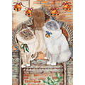 Birmans<br>Item number: C878: Cats Holiday Merchandise Holiday Greeting Cards 