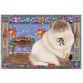 Cats-Himalayan<br>Item number: C989: Cats Holiday Merchandise Holiday Greeting Cards 