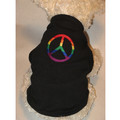 RAINBOW PEACE SIGN Pride Dog/Cat T-Shirt or Muscle Tank: Cats Pet Apparel T-shirts 