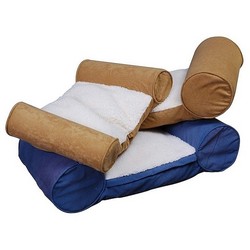 Bolstered Memory Therm Micro Fiber Cat Bed
