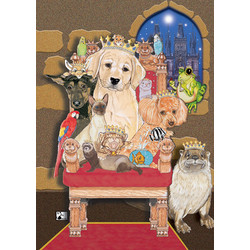 Dog Cat and other small Animals-Pets Rule Note Cards