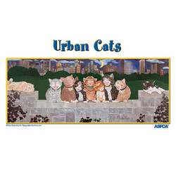 Cats-Urban Cats Note Cards