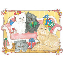 Cats-Persian Note Cards #1