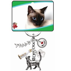 5 Charm Cat Key Chains