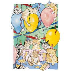 Cats-Birthday Balloons
