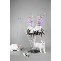 The PURRfect Feather Cat Toy - Sold by the case only