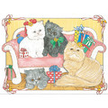 Cats-Persian Note Cards #1<br>Item number: N470B: Cats