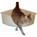 Catty Corner Single: Cats Stain, Odor and Clean-Up Litter Boxes 