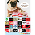Bandana - Fortune Treats Will Come To Those Who Behave: Dogs Accessories Bandanas 