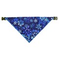 Blue Snowflakes: Dogs Accessories Bandanas 