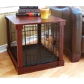 Cage with Wooden Crate Cover: Dogs Beds and Crates Houses and Travel Crates 