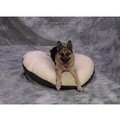 30"rd Natural Fiber-Fleece/Fabric: Dogs Beds and Crates Cushions 
