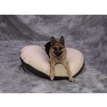 36"rd Natural Fiber-Fleece/Fabric: Dogs Beds and Crates Cushions 