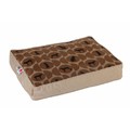 Polka Dog Rectangular Cork Bed: Dogs Beds and Crates Cushions 