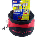 Pack My Kibble Bowl-8 cup: Dogs Bowls and Feeding Supplies Travel Bowls 