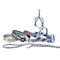 Patterned Nylon Adjustable Collar: Dogs Collars and Leads Nylon, Hemp & Polly 