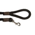 LEEDZ, "Super Thick" 5/8" diameter w/ Leather Bindings - Snap End: Dogs Collars and Leads Nylon, Hemp & Polly 