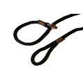 Slip LEEDZ, "Super-Thick"5/8" diameter - 6' + 22" collar allowance - Slip End - Red, Black: Dogs Collars and Leads Nylon, Hemp & Polly 