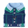 Denim Harness Top: Dogs Collars and Leads Harnesses 