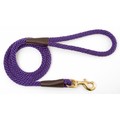Snap Leash - Large 1/2" Diameter: Dogs Collars and Leads Nylon, Hemp & Polly 