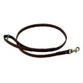 Flat Snap Lead (Leather): Dogs Collars and Leads Leather 