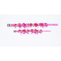 Embellished Pink Loop Bows Collar: Dogs Collars and Leads Fabric 