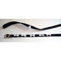 Embellished Formal White Bow Tie - Black Leash: Dogs Collars and Leads Fabric 