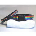 PRIDE PUP RAINBOW DOG COLLAR: Dogs Collars and Leads Fabric 