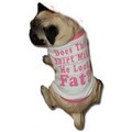 Does This Shirt Make Me Look Fat? Dog Tank Top: Dogs Pet Apparel 