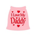 I Love My Daddy Dog Tank Top: Dogs Pet Apparel 