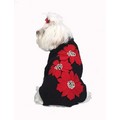 Sweater - Poinsettias: Dogs Pet Apparel 