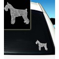 Schanuzer Rhinestone Car Decal<br>Item number: DD-2061: Dogs Gift Products 