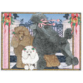 Poodle Trio<br>Item number: C479: Dogs Holiday Merchandise 