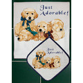 Breed Specific Dish Towel & Pot Holder Sets (D-O): Dogs Gift Products 