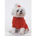 Wool Baby Cable Sweater: Dogs Pet Apparel 