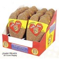 Jumbo Peanut Butter Heart 20ct Display<br>Item number: 11501-20JH: Dogs Holiday Merchandise Valentines Day Themed Items 