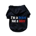 I'm A Licker Not A Biter- Dog Hoodie: Dogs Pet Apparel Miscellaneous 