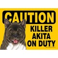 Express Yourself Signs - CAUTION - (dog) on duty (4/Case)( Breed Specific): Dogs Products for Humans 
