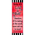 Dog's Rules Bookmarks Rule # 9<br>Item number: RULE # 9: Dogs Gift Products 