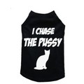 I Chase The Pussy Dog Tank: Dogs Pet Apparel 