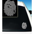 Pomeranian Rhinestone Car Decal<br>Item number: DD-C108: Dogs Gift Products 