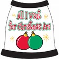 All I Want from Christmas Are...: Dogs Pet Apparel 